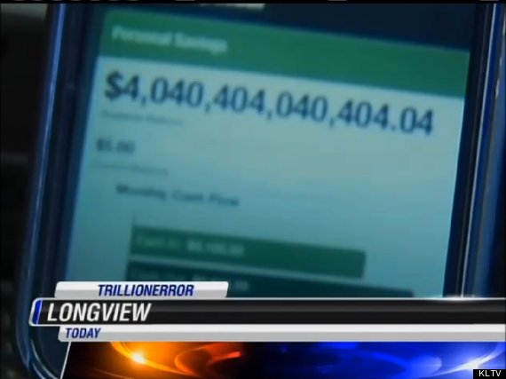 銀行系統(tǒng)出錯(cuò) 美國(guó)男子賬戶(hù)多出4萬(wàn)億美元