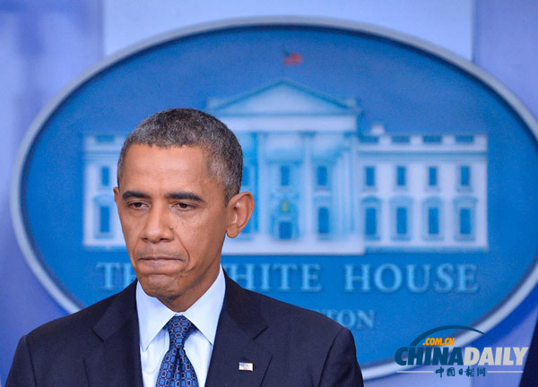 奧巴馬稱取消亞洲之行中國受益 美國海外聲譽受損