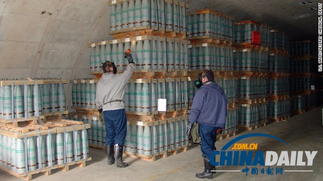 美國(guó)儲(chǔ)存3100噸化武 為敘利亞庫(kù)存三倍