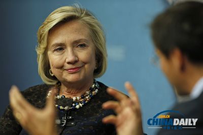 希拉里再發(fā)抨擊副總統(tǒng)言論 或為競選總統(tǒng)考慮