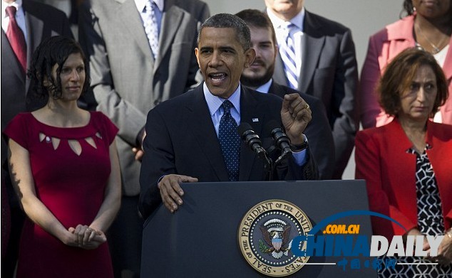 孕婦聽演講險(xiǎn)暈倒 奧巴馬出手相扶稱演講太長(zhǎng)