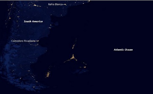 NASA太空衛(wèi)星圖上的神秘光點(diǎn)系漁船