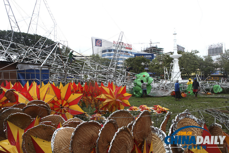 最強(qiáng)臺(tái)風(fēng)“海燕”席卷菲律賓 百萬(wàn)居民被迫撤離