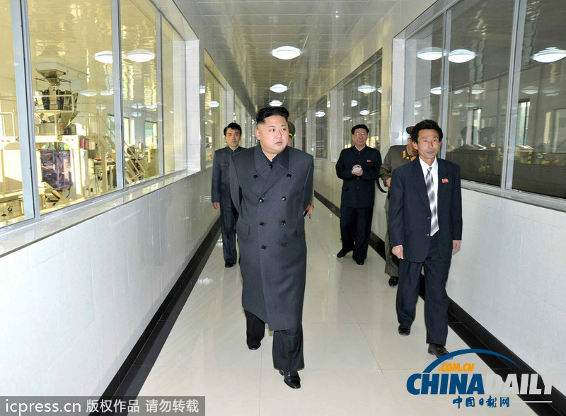金正恩視察食品加工廠 對日常工作進行現(xiàn)場指導(dǎo)