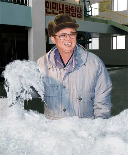 朝鮮機(jī)關(guān)報(bào)刊登圖文 紀(jì)念金正日逝世兩周年