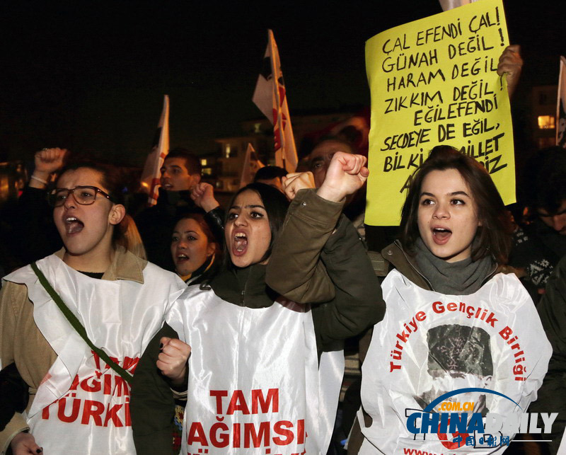 土耳其多個(gè)城市爆發(fā)抗議 要求總理下臺(tái)