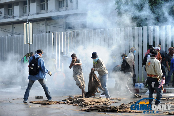 泰國(guó)反政府領(lǐng)導(dǎo)人宣布從13日開始封鎖首都曼谷