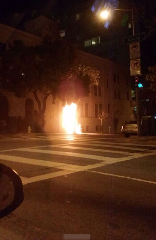 直擊現(xiàn)場:中國駐舊金山總領(lǐng)館遭縱火情景