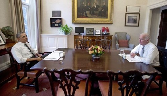 白宮反擊前防長指責(zé):奧巴馬很自信 拜登很能干