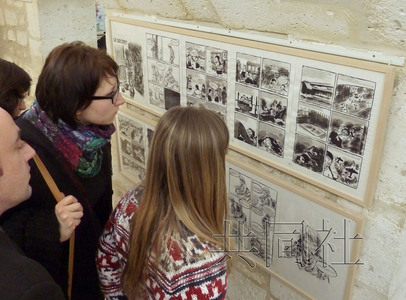 韓國(guó)在法國(guó)展出慰安婦漫畫(huà) 日本政府竟表示擔(dān)憂(yōu)