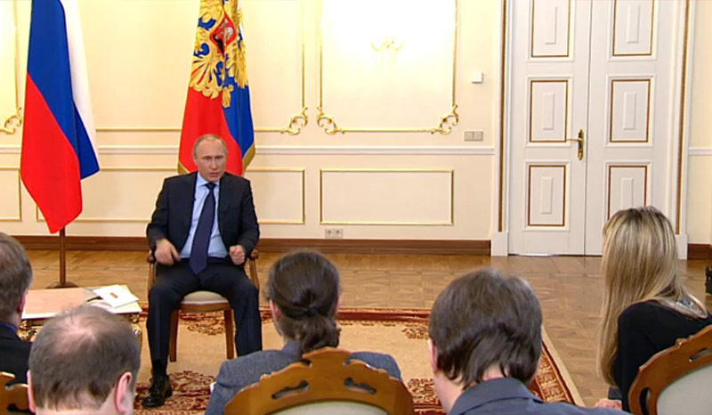 普京開(kāi)新聞發(fā)布會(huì) 稱(chēng)烏克蘭事件系違憲政變和武裝奪權(quán)