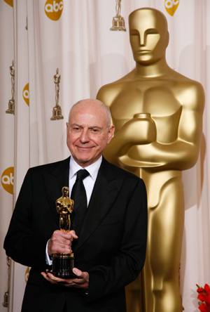 Alan Arkin, winner of the Academy Award for Best Supporting Actor for his work in