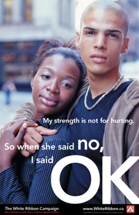 “白絲帶”——對(duì)男性暴力說(shuō)“No!”