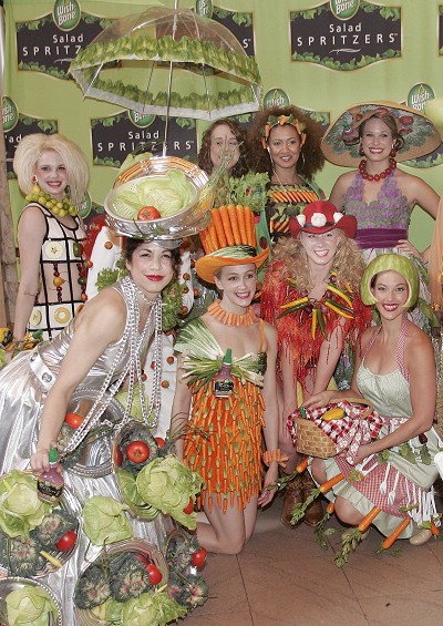 Summer salad fashion show