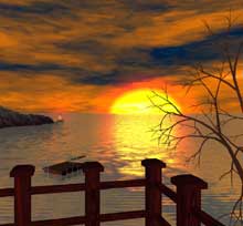 為什么落日的余暉是紅色的？（通訊員稿）