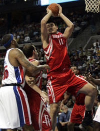 姚明將成為NBA第一中鋒？