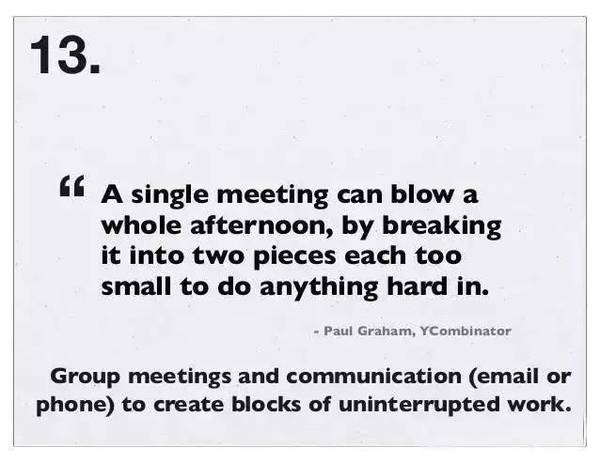 關(guān)于時間管理，扎克伯格用26張圖說清楚！