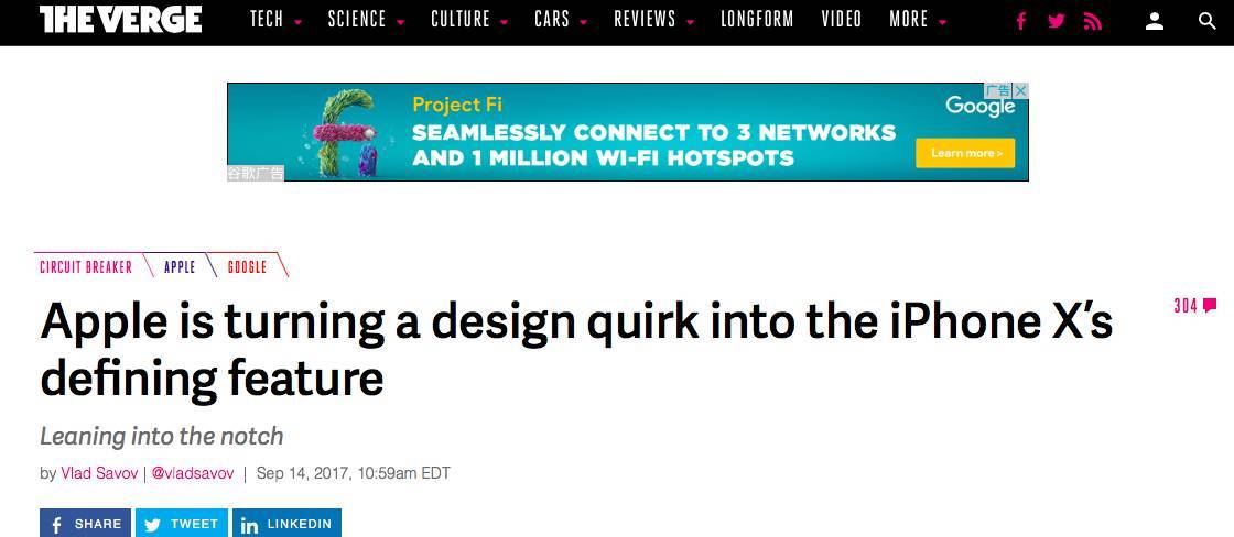 美國(guó)人管iPhone X的“齊劉海”叫什么？