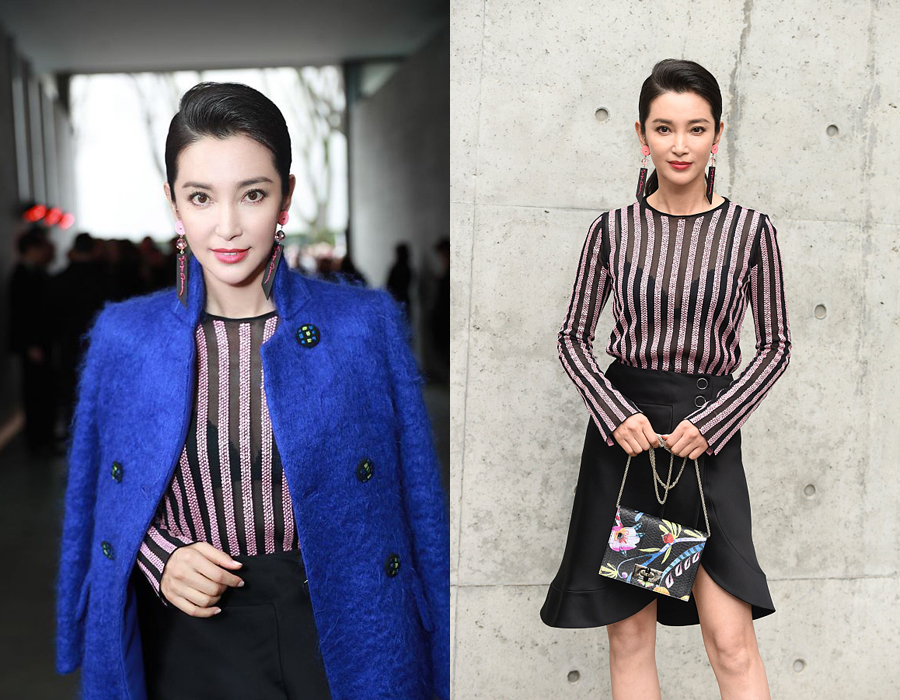 中國明星亮相米蘭時(shí)裝周 展現(xiàn)中國時(shí)尚（組圖）
