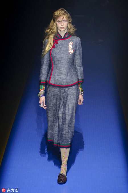 2018年時(shí)尚界刮起“中國風(fēng)”（組圖）