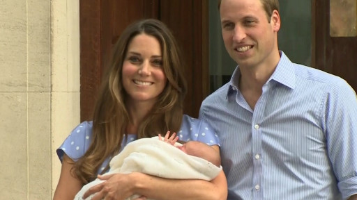 劍橋公爵夫婦攜新生兒首次露面