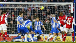 曼城小勝破咒 槍手絕殺險(xiǎn)贏