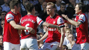 迪卡尼奧再贏 阿森納險勝