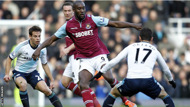 西漢姆射手卡爾頓•科爾離開為卡羅爾讓道