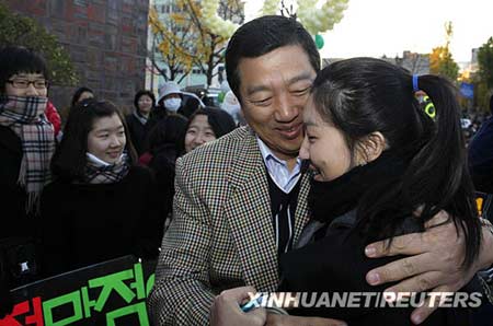 韓國高考也“瘋狂”