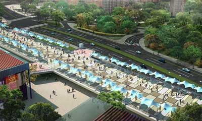 什么是“一軸四館”？