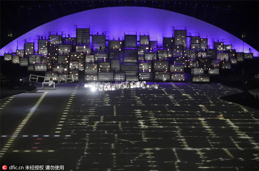 里約奧運(yùn)會(huì)狂歡中開(kāi)幕