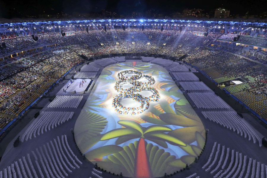 直擊里約奧運閉幕式：再見，里約！你好，東京?。ńM圖）