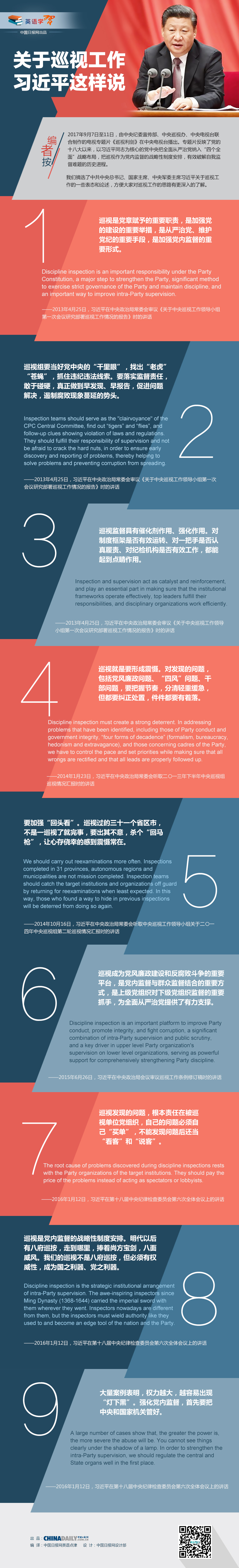 關(guān)于巡視工作，習(xí)近平這樣說(shuō)