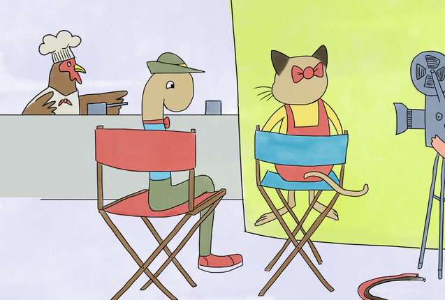 好萊塢片場的演員導(dǎo)演們都在忙些啥？