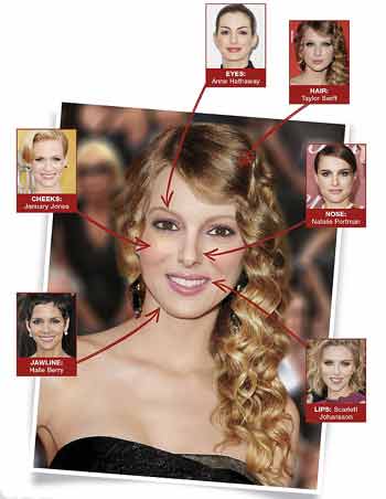 時(shí)尚雜志評“最理想整容臉”