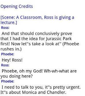 看過(guò)老友記的花絮嗎？