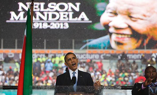 曼德拉追悼會(huì)上曼德拉家人及各國(guó)領(lǐng)導(dǎo)人語錄