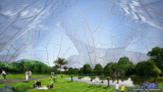 空氣泡泡抵御中國霧霾？