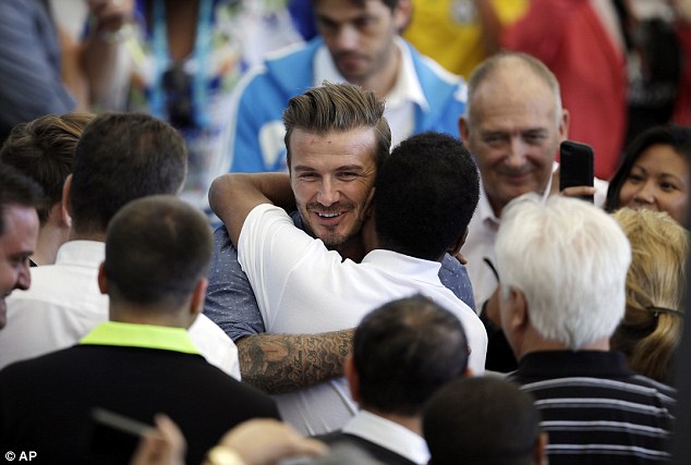 組圖:貝克漢姆攜子觀看世界杯決賽