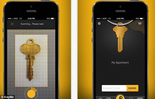 忘帶鑰匙不要慌，Keyme應(yīng)用幫你配