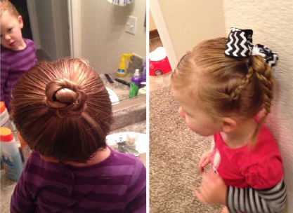 單親老爸走紅Facebook，為女兒變成編辮子超人！