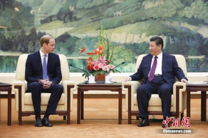 威廉王子開啟中國行