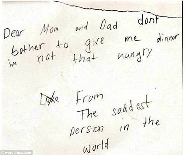 孩子們寫給大人的爆笑信件