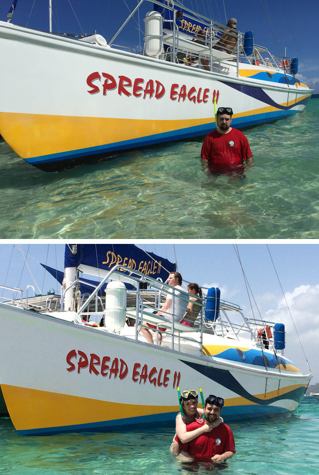 男子旅行拍照有無(wú)老婆畫(huà)風(fēng)大不同！