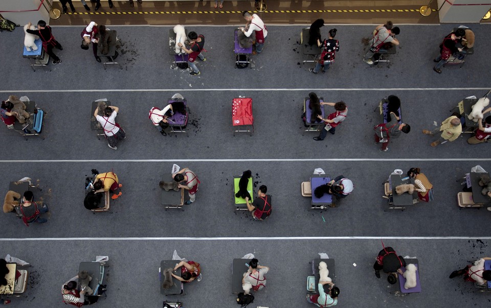 世界各地學(xué)生的考試情景