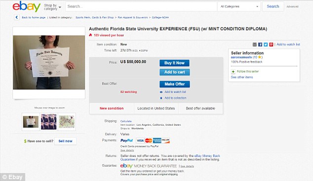 美國(guó)大學(xué)生求職不順賣(mài)文憑