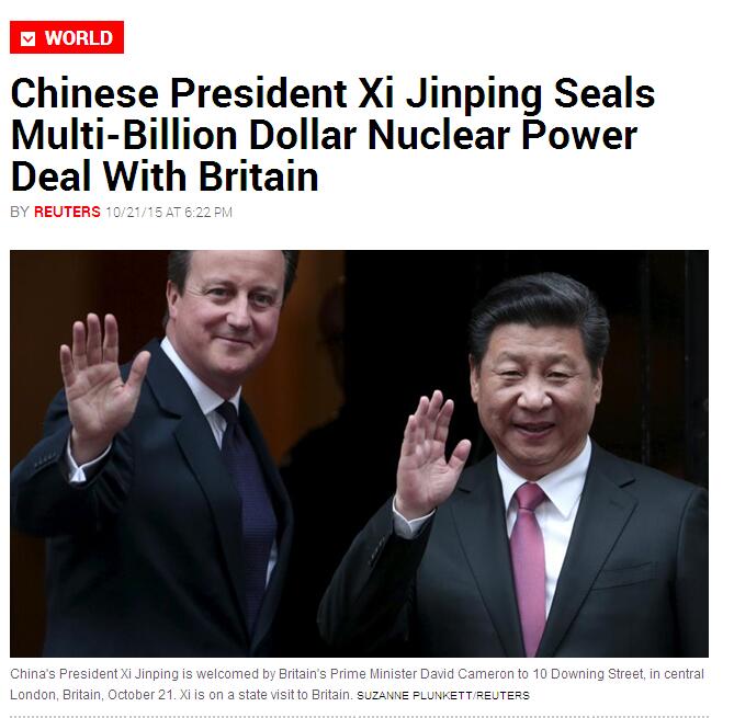 習(xí)大大訪英 外媒怎么看(雙語(yǔ))