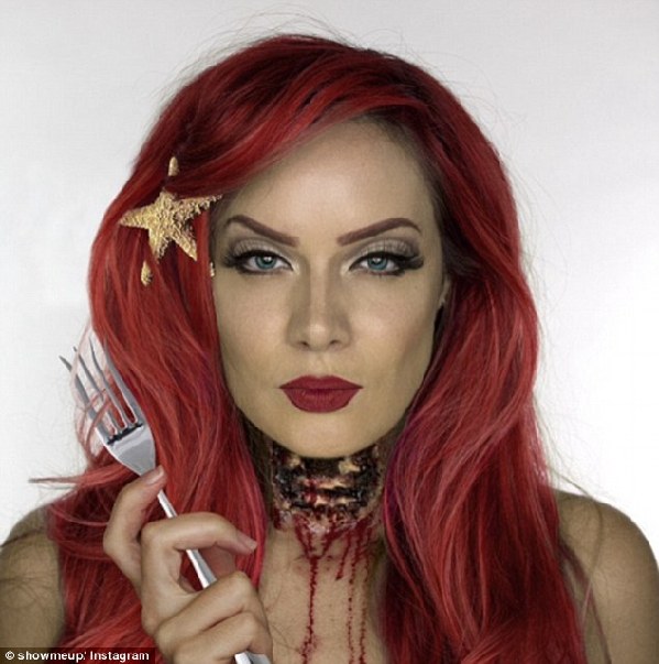 萬圣節(jié)來襲:化妝師讓迪士尼公主變身恐怖主角