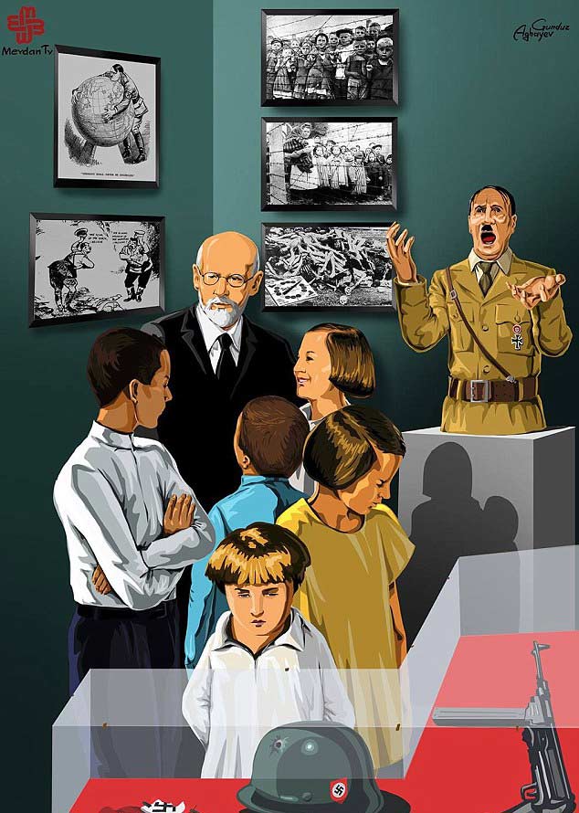 用畫(huà)筆怒斥戰(zhàn)火：還孩子本該有的童年