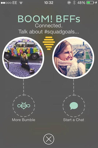 想找閨蜜嗎？用“大黃蜂”吧